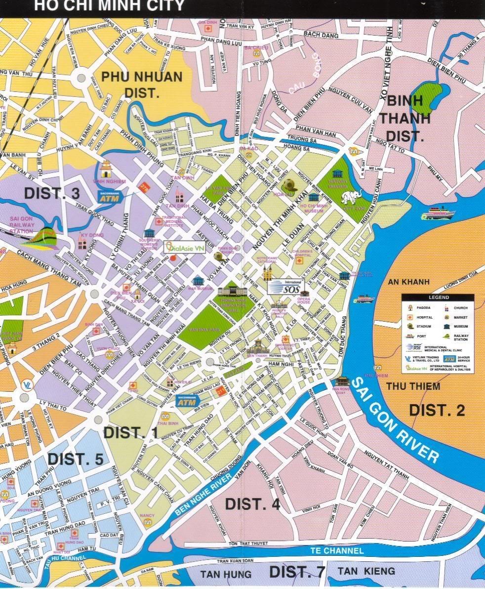 hcmc சுற்றுலா வரைபடம்