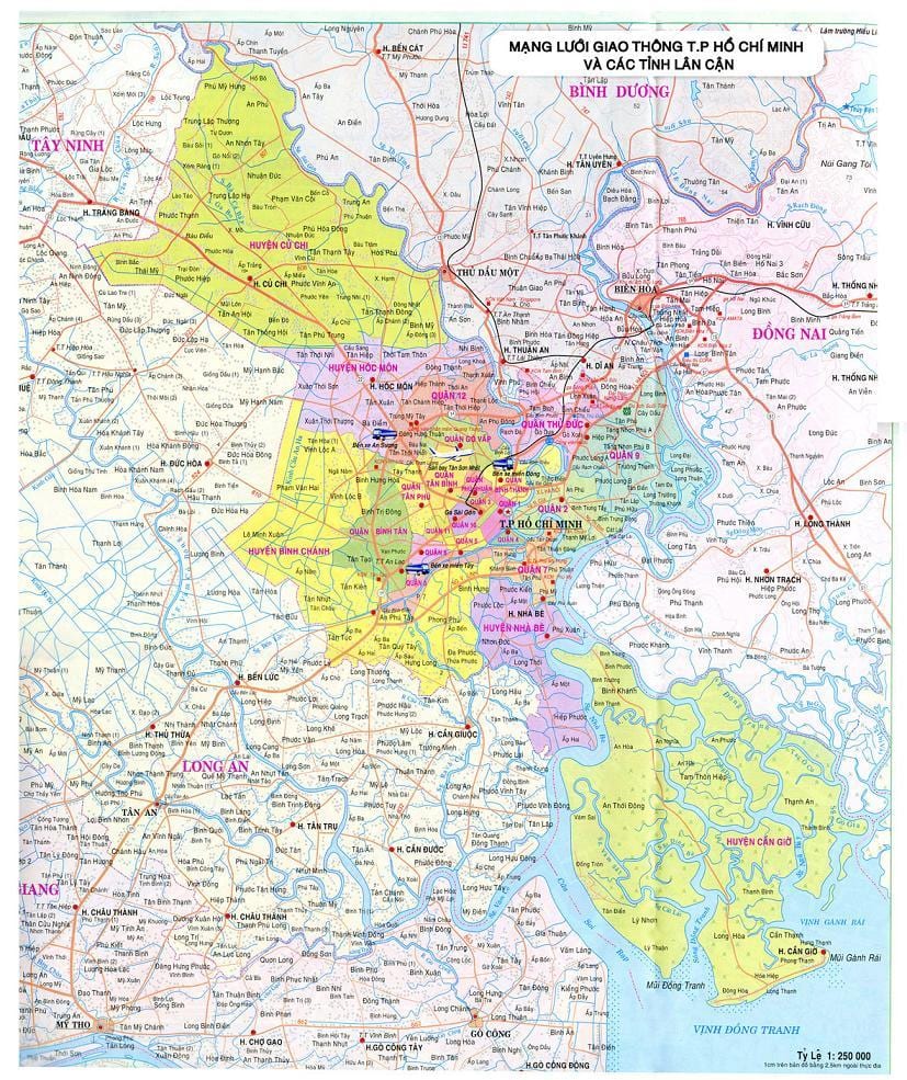 வரைபடம் tp ஹோ சி மின்
