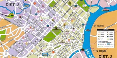 Hcmc சுற்றுலா வரைபடம்