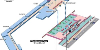 சைகோன் விமான நிலைய வரைபடம்
